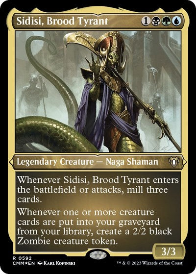 Sidisi, Brood Tyrant (Foil Etched) (Commander Masters) Near Mint Foil