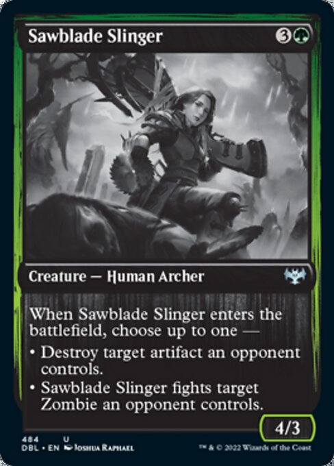Sawblade Slinger (Innistrad: Double Feature) Light Play