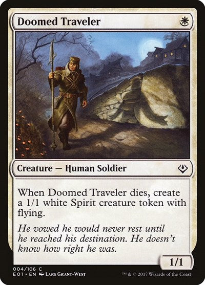 Doomed Traveler (Archenemy: Nicol Bolas) Near Mint