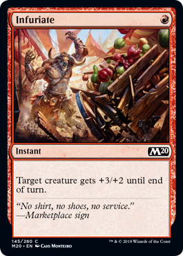 Infuriate (Magic 2020 Core Set) Near Mint Foil