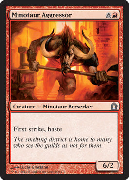 Minotaur Aggressor (Return to Ravnica) Near Mint
