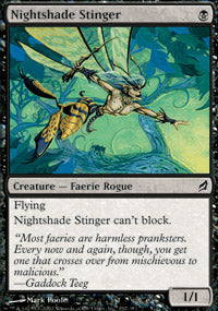 Nightshade Stinger (Lorwyn) Light Play