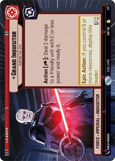 Grand Inquisitor Hunting the Jedi (Hyperspace) (Spark of Rebellion) Near Mint