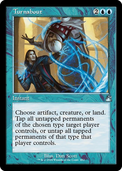 Turnabout (Retro Frame) (Ravnica Remastered) Light Play