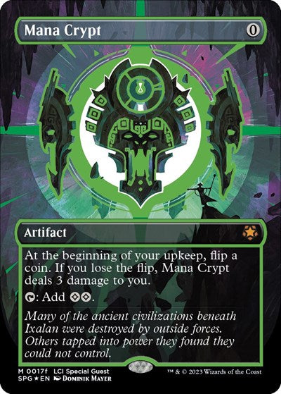 Mana Crypt (0017f) (Borderless) (Special Guests) Near Mint Foil