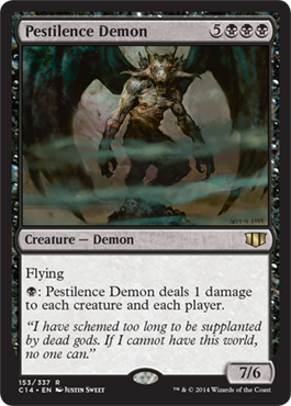 Pestilence Demon (Commander 2014 Edition) Heavy Play