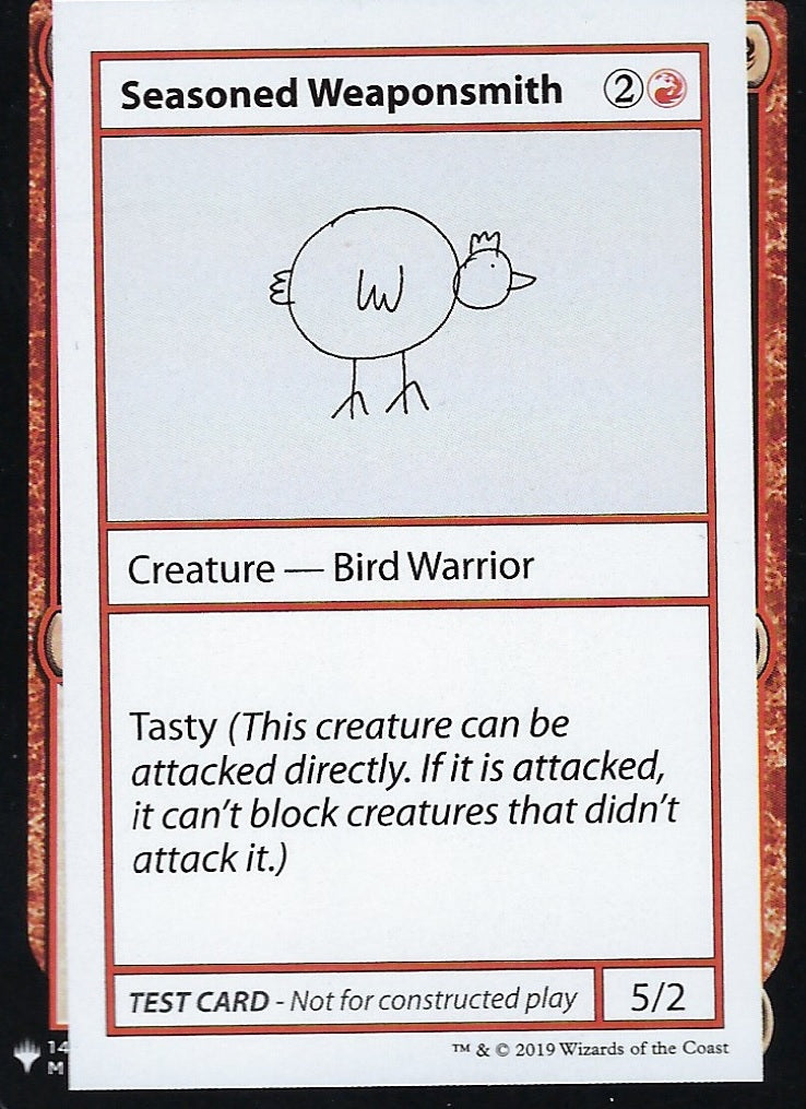 Seasoned Weaponsmith (Mystery Booster Test Print) Near Mint