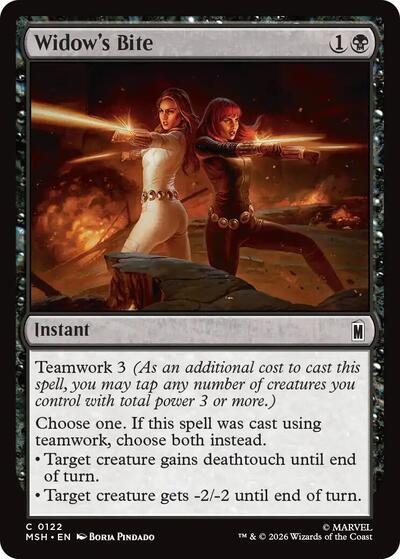 Widow's Bite (Marvel Super Heroes) Near Mint Foil