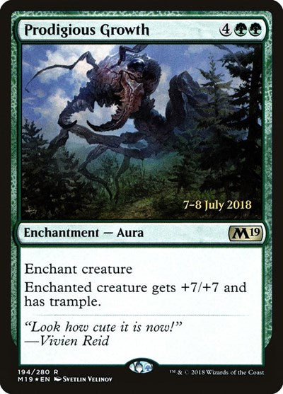 Prodigious Growth (Promos: Prerelease Cards) Light Play Foil