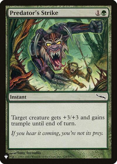 Predator's Strike (The List) Near Mint