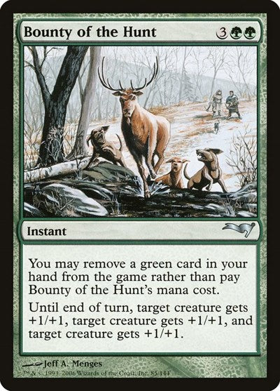 Bounty of the Hunt (Coldsnap Theme Deck Reprints) Medium Play