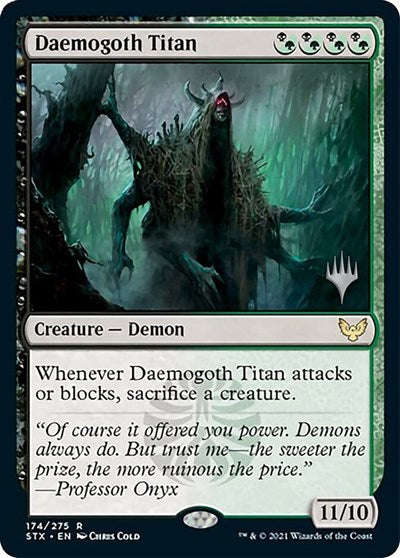 Daemogoth Titan (Promo Pack: Strixhaven) Light Play Foil