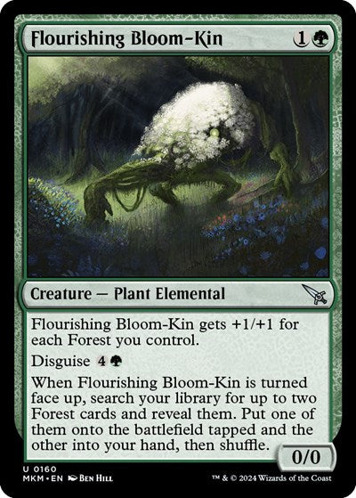 Flourishing Bloom-Kin (Murders at Karlov Manor) Near Mint Foil