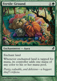 Fertile Ground (Lorwyn) Medium Play Foil