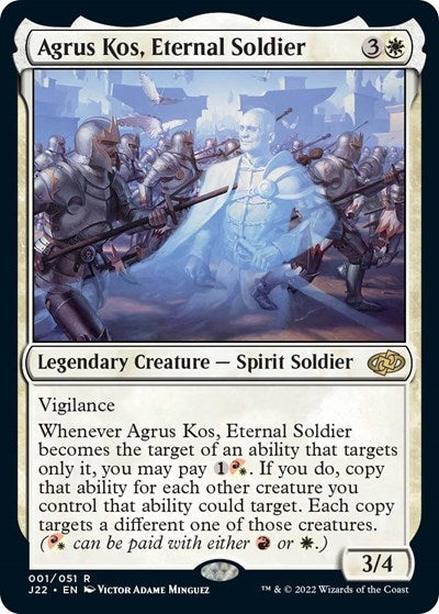 Agrus Kos, Eternal Soldier (Jumpstart 2022) Light Play