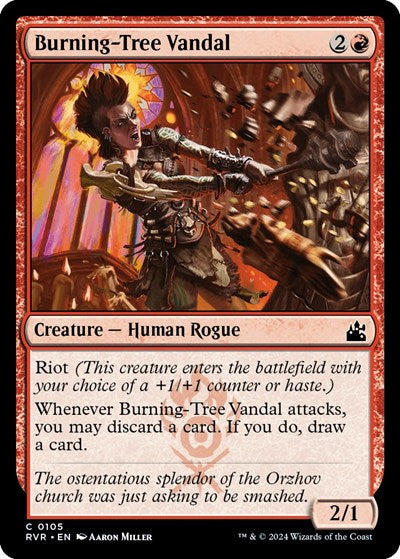 Burning-Tree Vandal (Ravnica Remastered) Near Mint Foil
