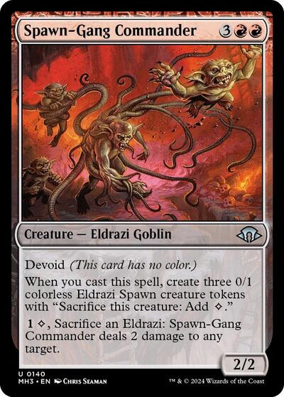 Spawn-Gang Commander (Modern Horizons 3) Light Play Foil