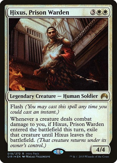 Hixus, Prison Warden (Promos: Unique and Miscellaneous) Medium Play Foil