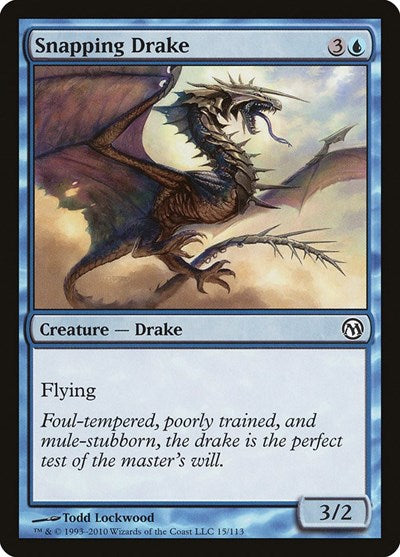 Snapping Drake (Duels of the Planeswalkers) Light Play