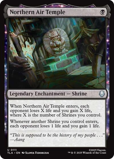 Northern Air Temple (Avatar: The Last Airbender) Near Mint Foil