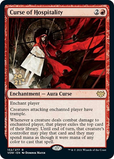 Curse of Hospitality (Promos: Prerelease Cards) Near Mint Foil
