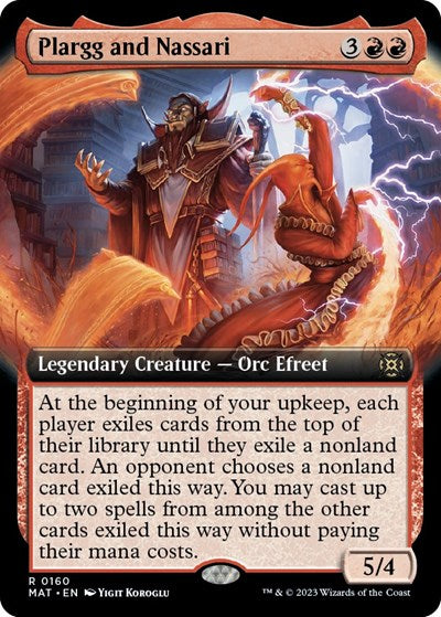 Plargg and Nassari (Extended Art) (March of the Machine: The Aftermath) Near Mint