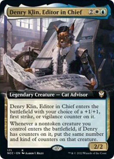 Denry Klin, Editor in Chief (Extended Art) (Commander: Streets of New Capenna) Light Play