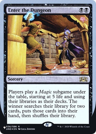Enter the Dungeon (The List) Light Play Foil