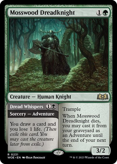 Mosswood Dreadknight (Wilds of Eldraine) Light Play