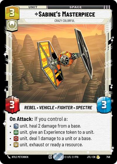 Sabine's Masterpiece Crazy Colorful (Foil) (Jump to Lightspeed) Near Mint Foil
