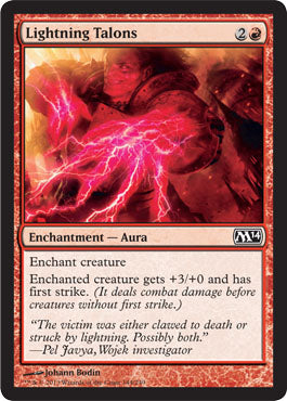 Lightning Talons (Magic 2014 Core Set) Medium Play