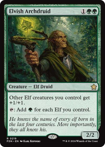 Elvish Archdruid|1|0|0.00