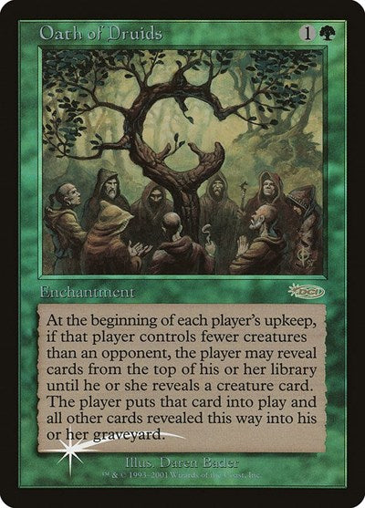 Oath of Druids (Promos: Judge) Heavy Play Foil