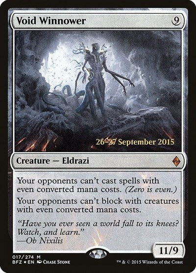 Void Winnower (Promos: Prerelease Cards) Damaged / Poor Foil