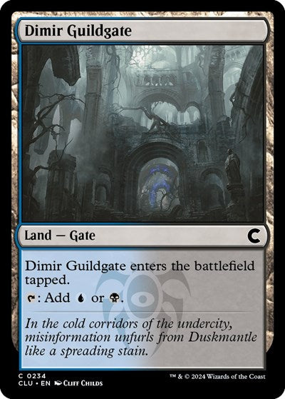 Dimir Guildgate (Ravnica: Clue Edition) Medium Play