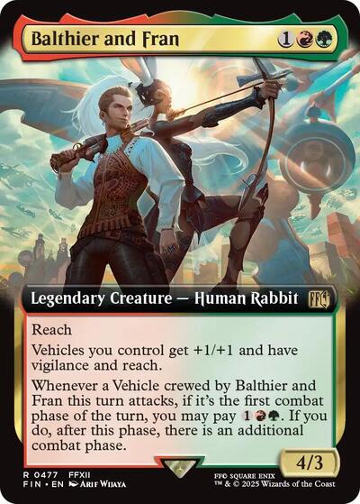 Balthier and Fran (Extended Art) (Universes Beyond: FINAL FANTASY) Medium Play Foil