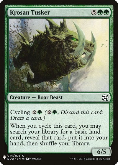 Krosan Tusker (Mystery Booster) Light Play