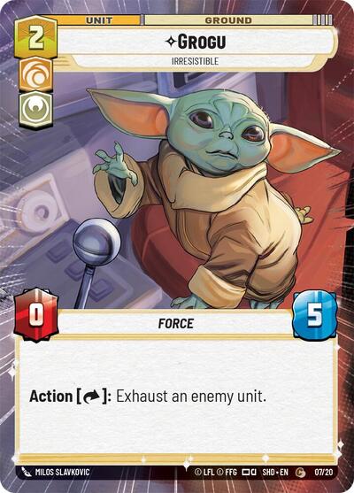 Grogu Irresistible (Hyperspace) (Shadows of the Galaxy: Weekly Play Promos) Near Mint