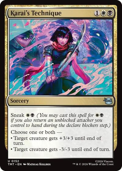 Karai's Technique (Teenage Mutant Ninja Turtles) Medium Play Foil