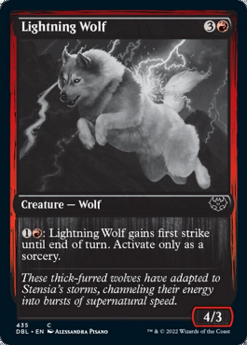 Lightning Wolf (Innistrad: Double Feature) Light Play