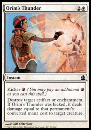 Orim's Thunder (Commander) Light Play