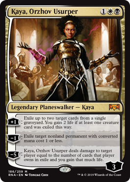 Kaya, Orzhov Usurper (Ravnica Allegiance) Light Play Foil