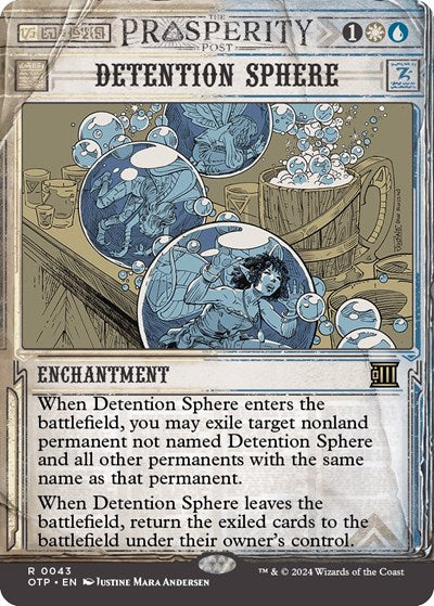 Detention Sphere (Outlaws of Thunder Junction: Breaking News) Light Play Foil