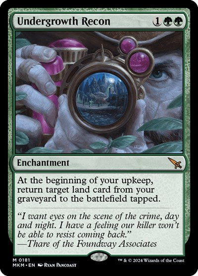 Undergrowth Recon (Murders at Karlov Manor) Medium Play Foil