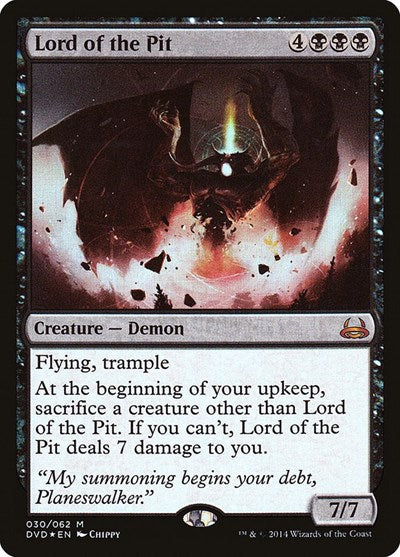 Lord of the Pit (Duel Decks: Anthology) Heavy Play Foil