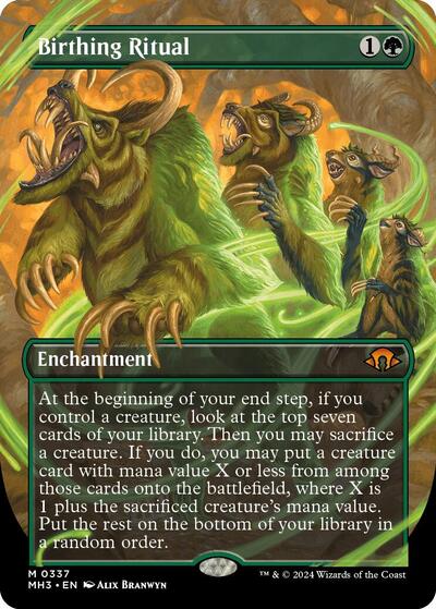Birthing Ritual (Borderless) (Modern Horizons 3) Light Play Foil