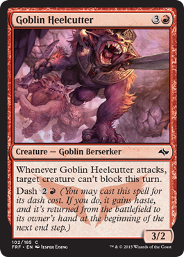 Goblin Heelcutter (Fate Reforged) Light Play Foil