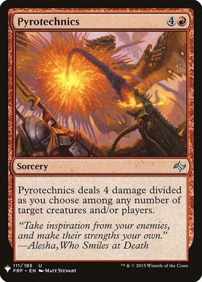 Pyrotechnics (Mystery Booster) Near Mint