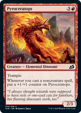 Pyroceratops (Ikoria: Lair of Behemoths) Light Play Foil