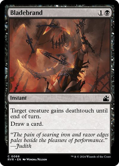 Bladebrand (Ravnica Remastered) Light Play Foil